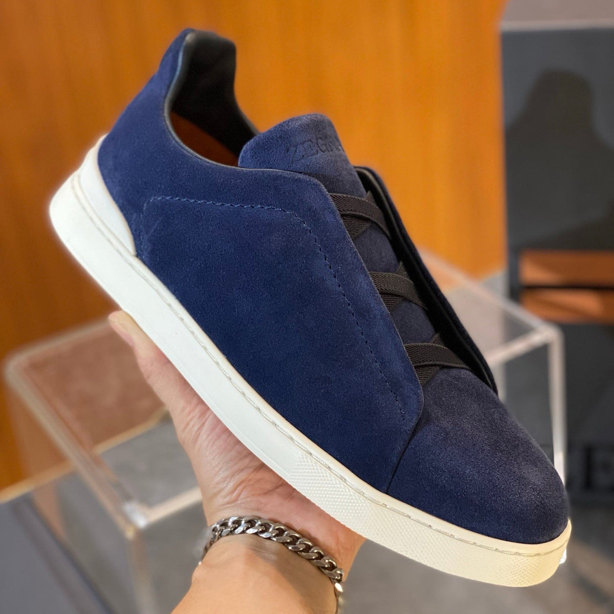 ZEGN TRIPLE STITCH SNEAKER