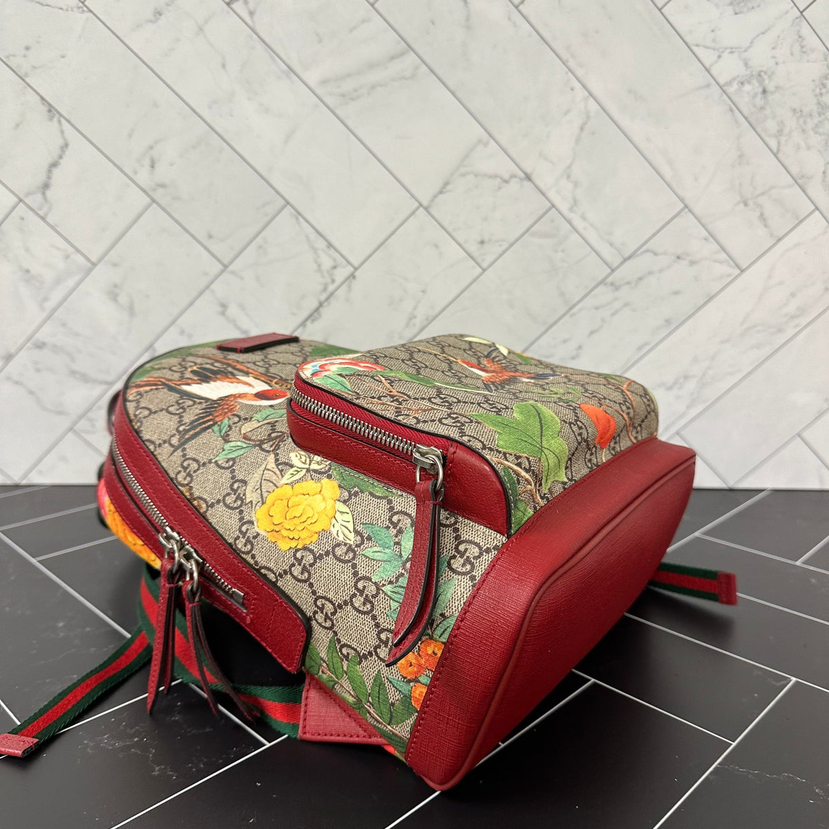Gucci GG Supreme Coated Canvas Small Backpack