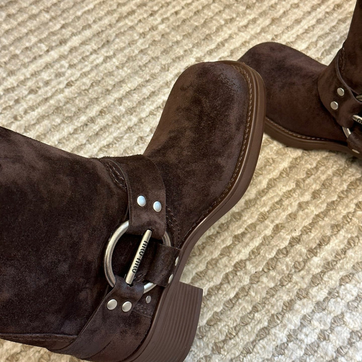 MIU M BOOTS