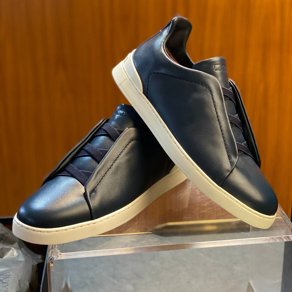 ZEGN TRIPLE STITCH SNEAKER