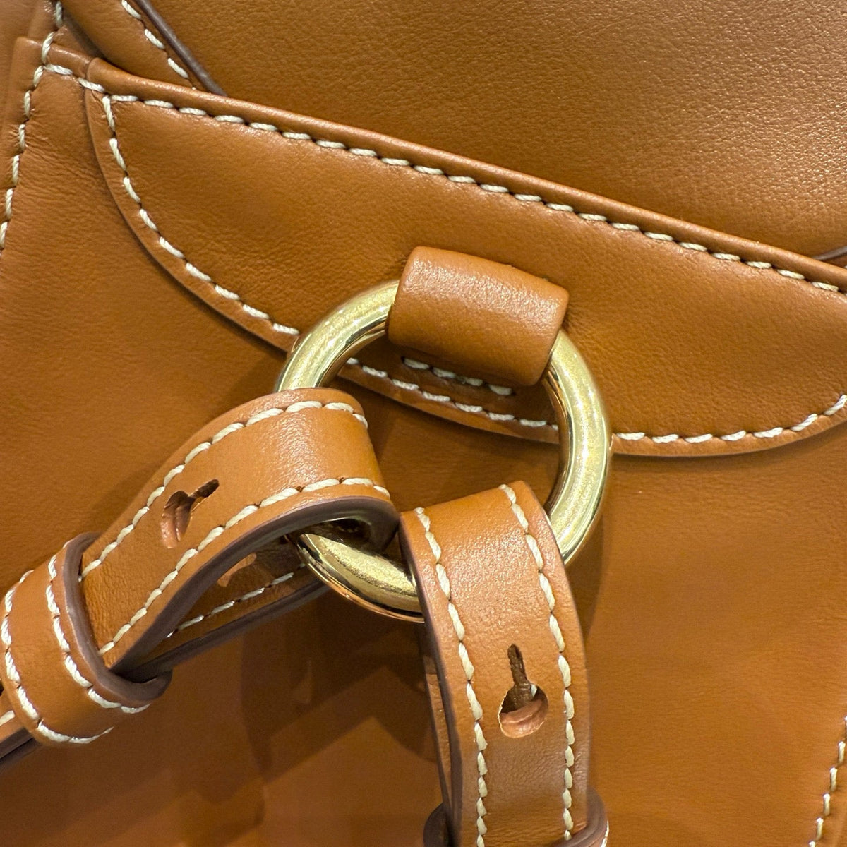 MIU M LEATHER BACKPACK