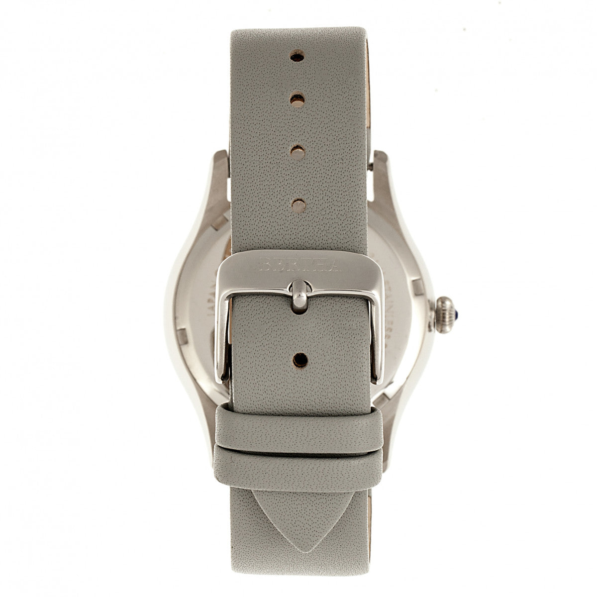 Bertha Annabelle Leather-Band Watch - Grey
