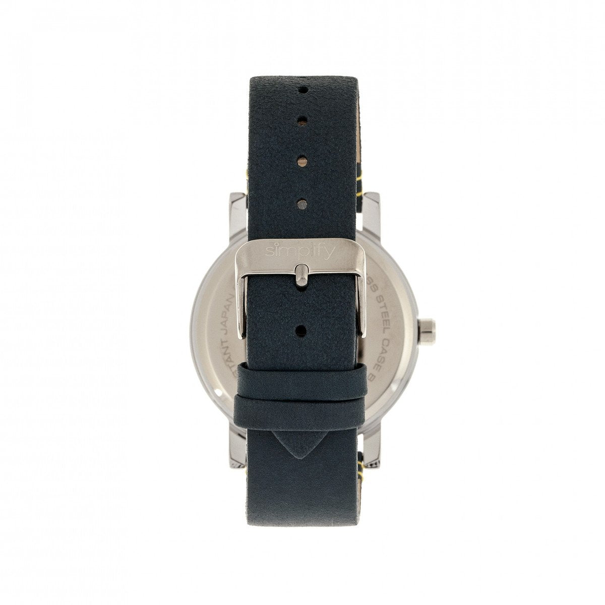 Simplify The 5300 Leather-Band Watch w/Date
