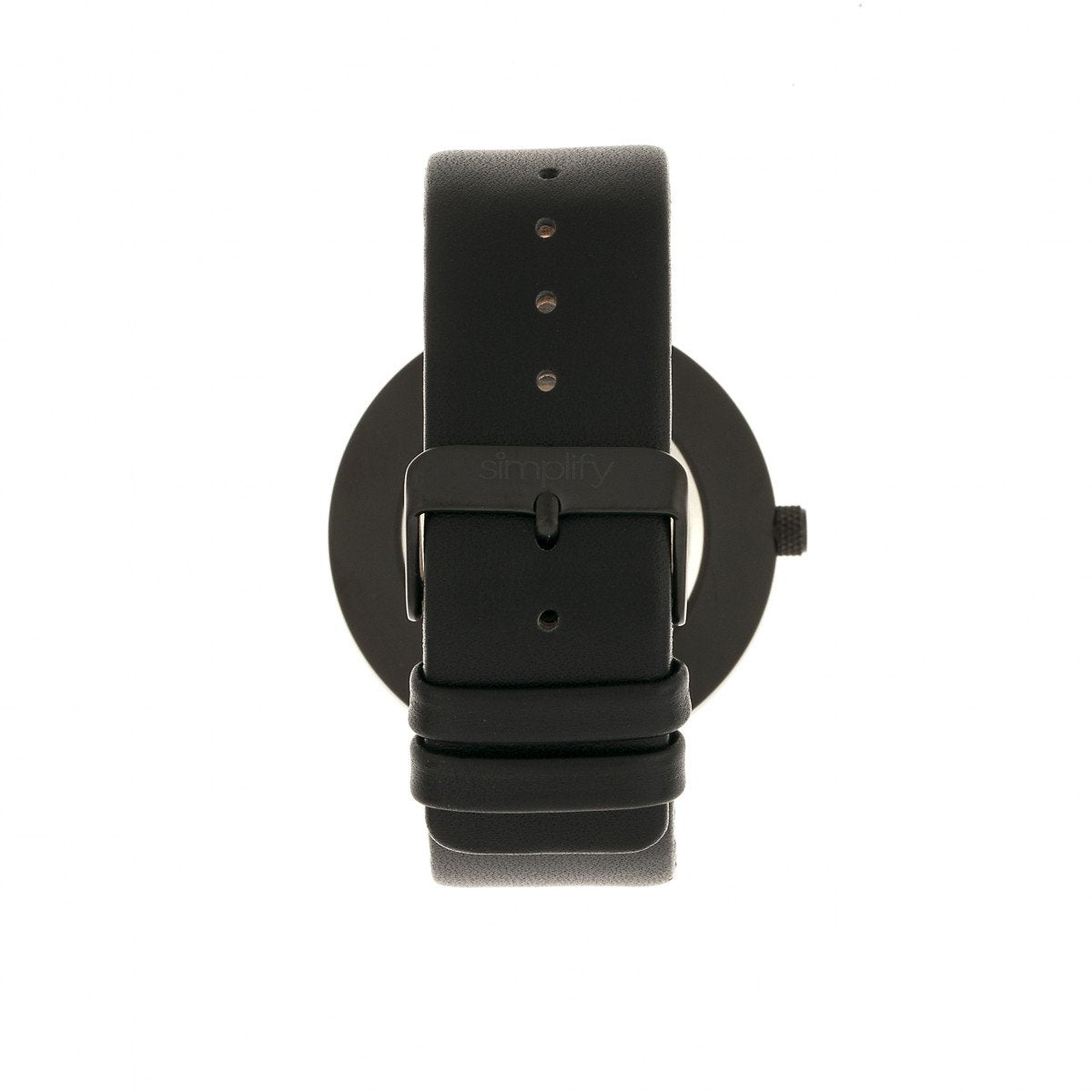 Simplify The 4100 Leather-Band Watch