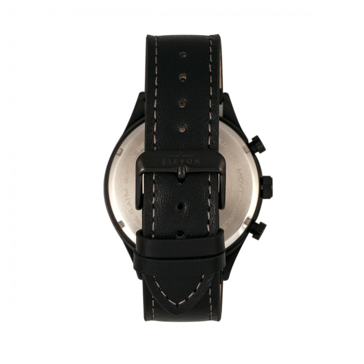 Elevon Lindbergh Leather-Band Watch w/Day/Date
