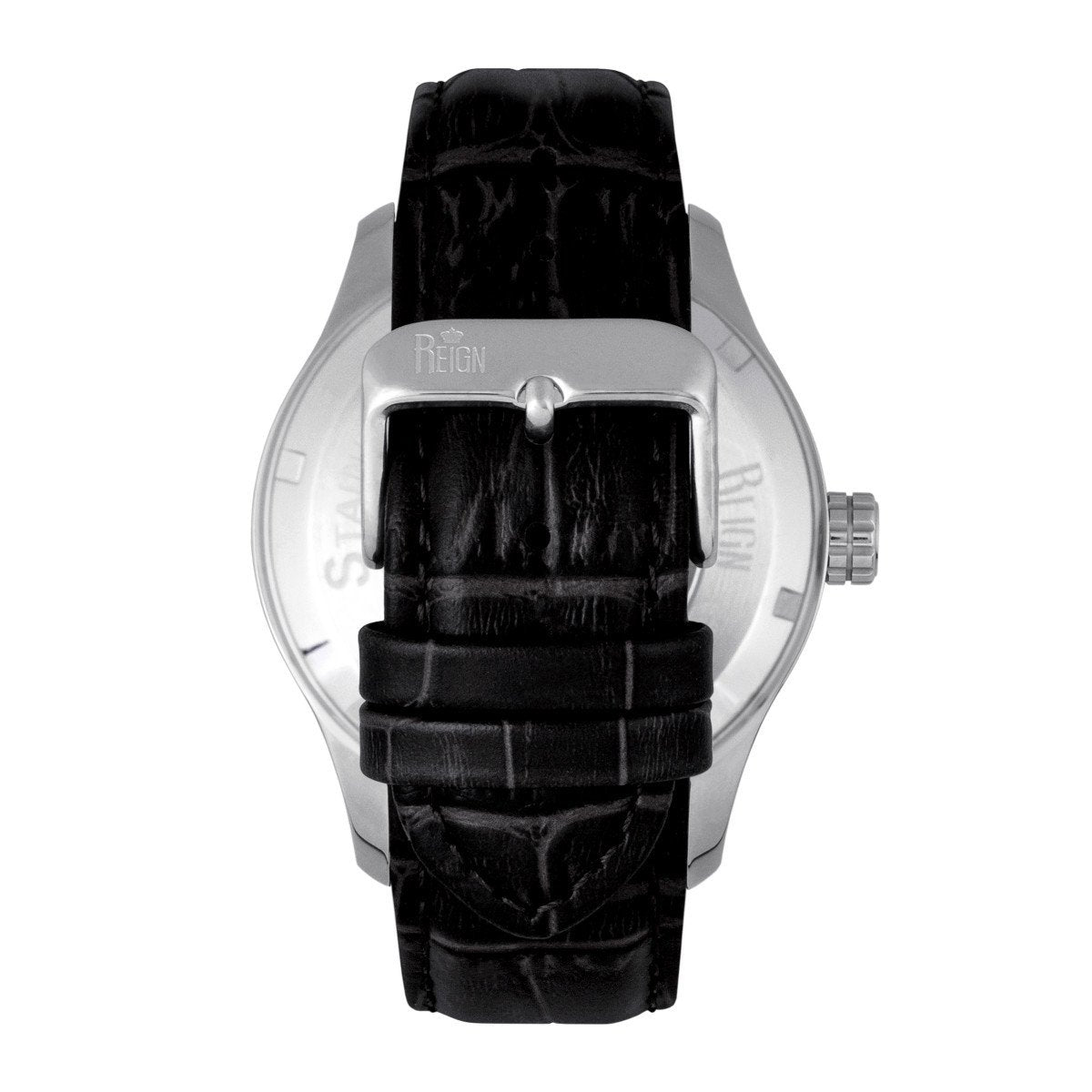 Reign Bhutan Leather-Band Automatic Watch