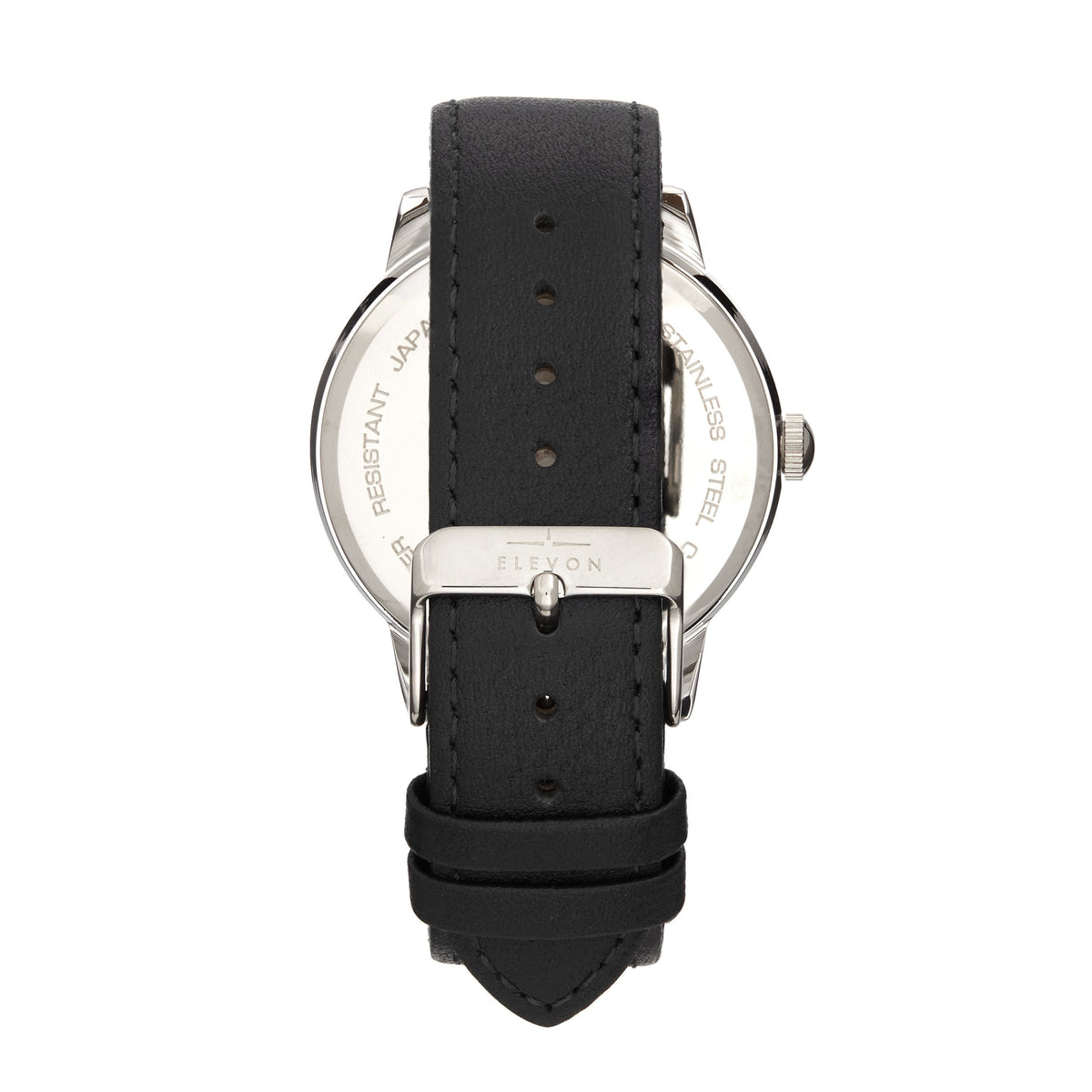 Elevon Gauge Leather-Band Watch