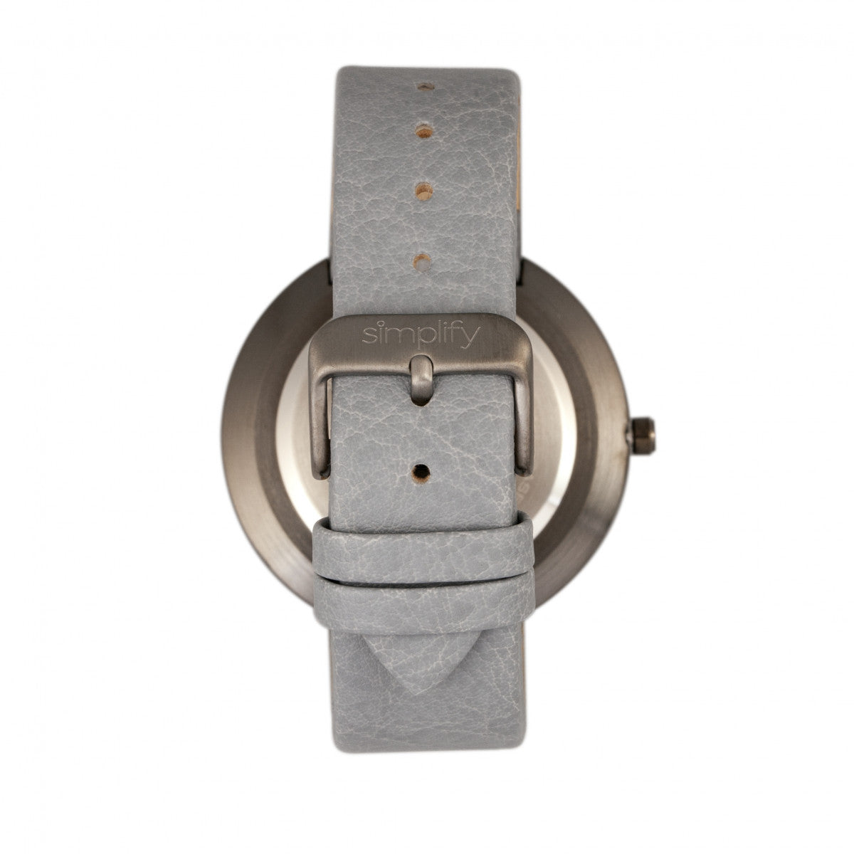 Simplify The 6000 Strap Watch - Gunmetal/Grey