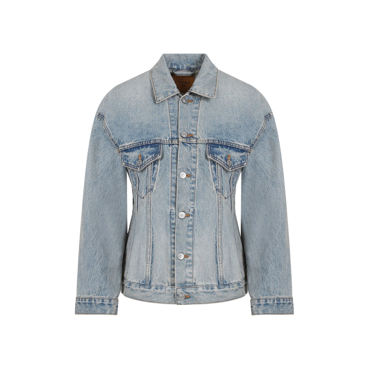 BALENCIAGA Hourglass Denim Jacket for Women