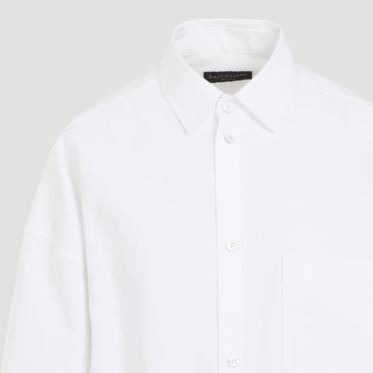 BALENCIAGA Chic Cotton Shirt with Pointed Collar