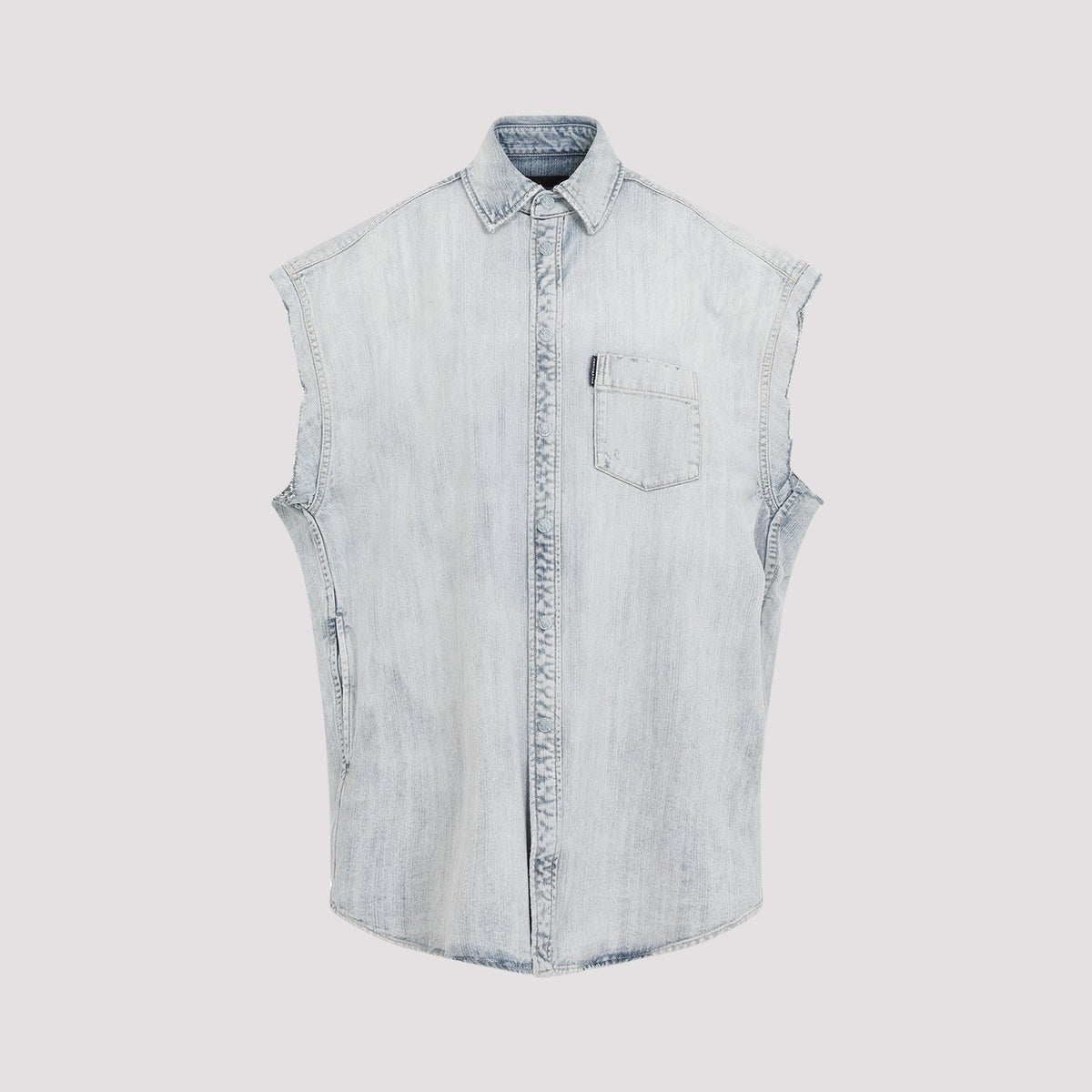 BALENCIAGA Stunning Ripped Sleeve Shirt for Men - Fall Winter 24/25