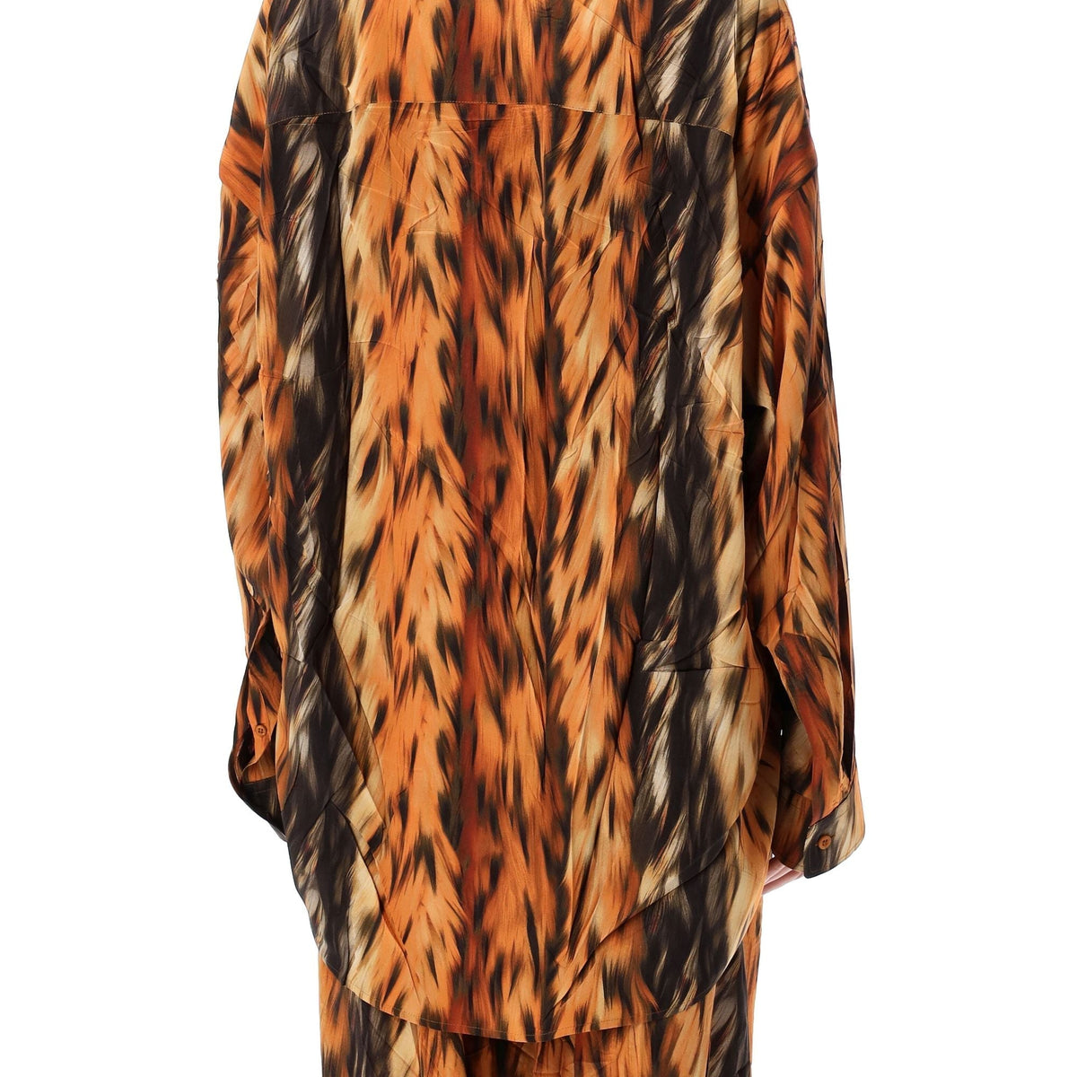 BALENCIAGA Cocoon Mini Shirt - Silk Satin