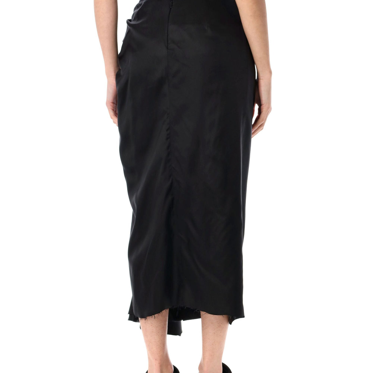 BALENCIAGA Draped Midi Skirt - Size 36