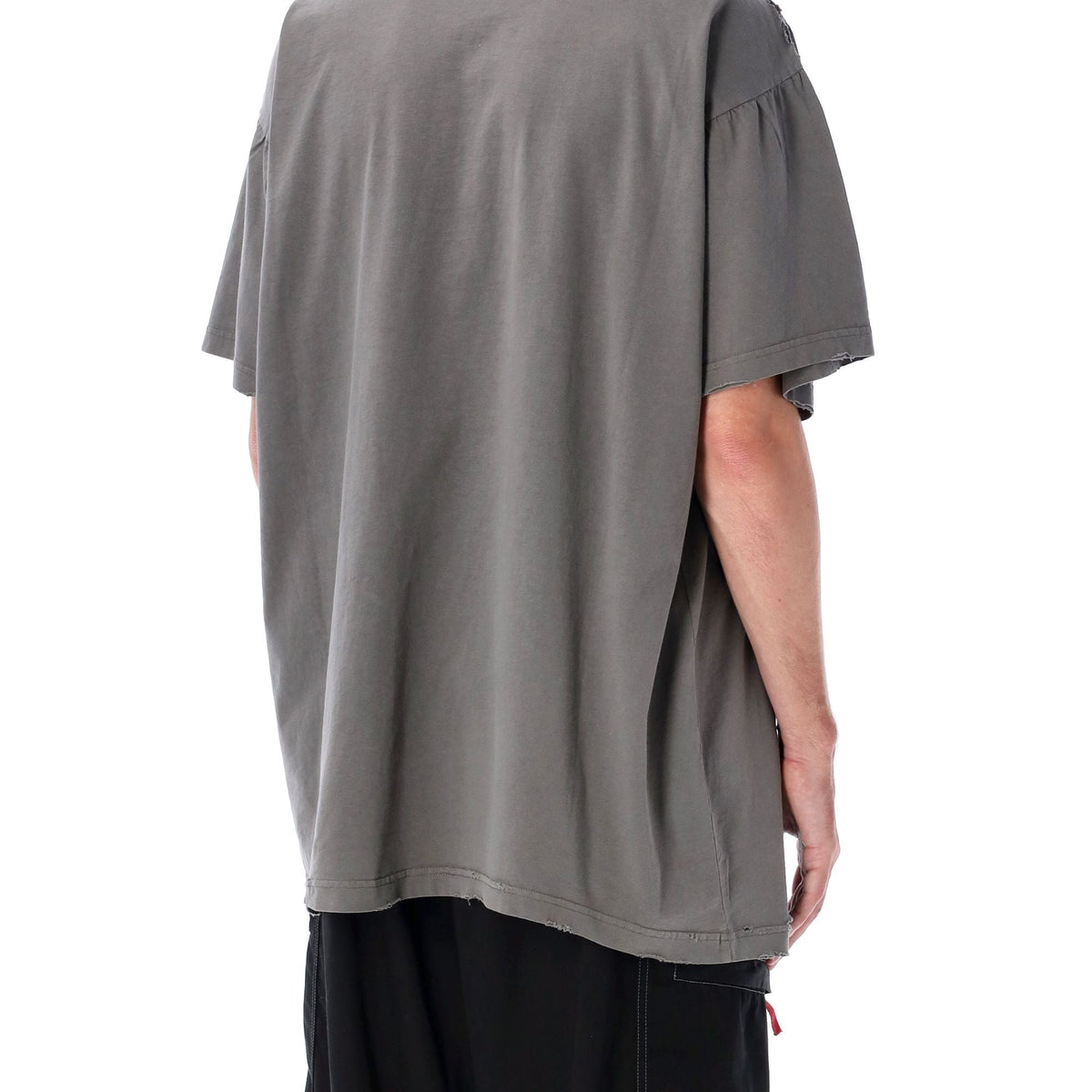BALENCIAGA Asymmetrical Human Being Shifted T-Shirt