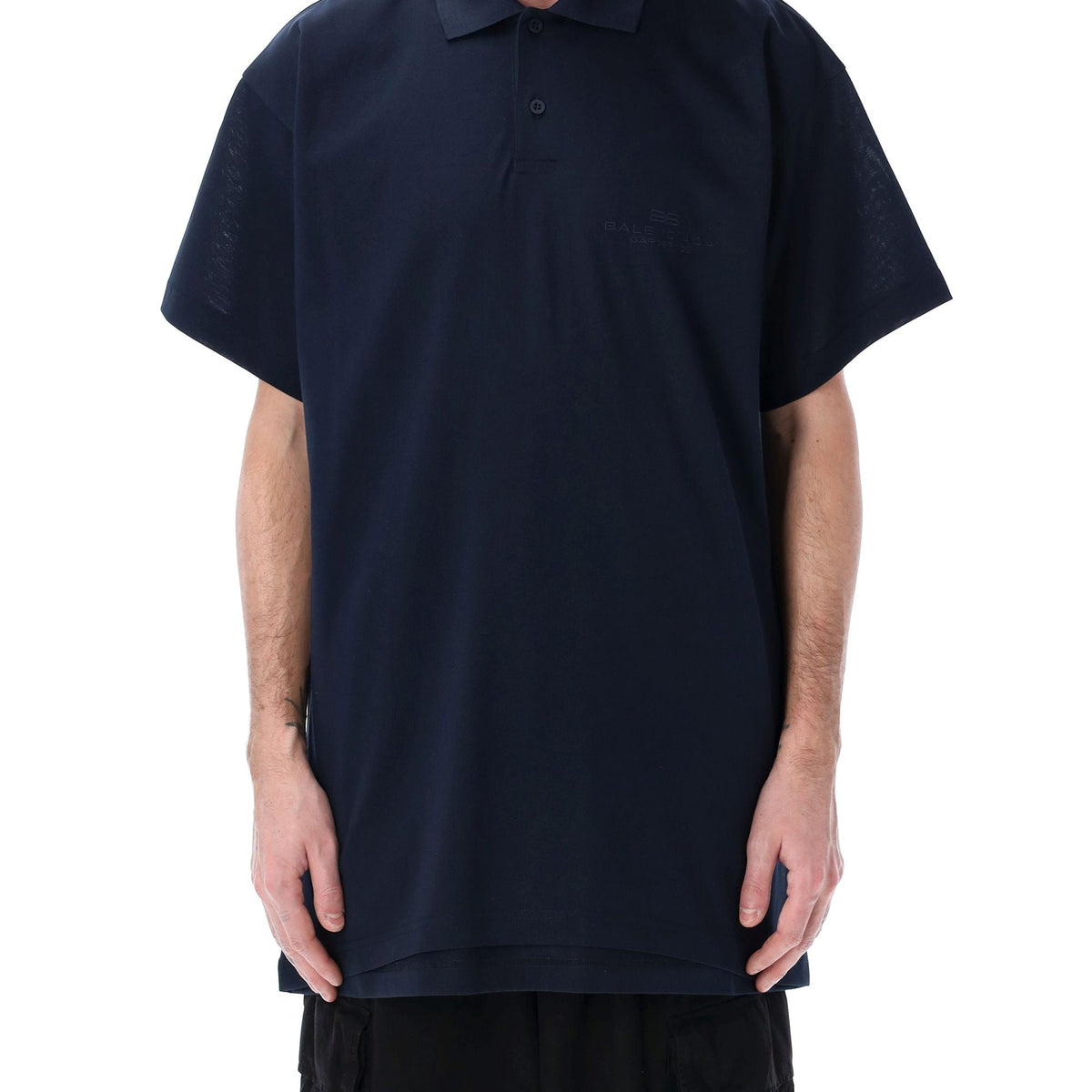 BALENCIAGA Oversized Interwined Polo - Spring Summer 25