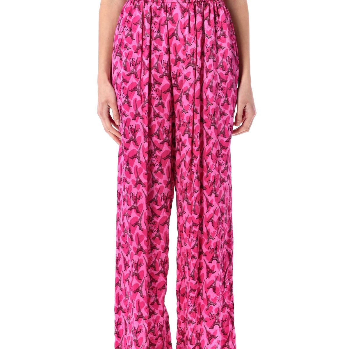 BALENCIAGA Luxurious Silk Satin Pyjama Pants - Size 36