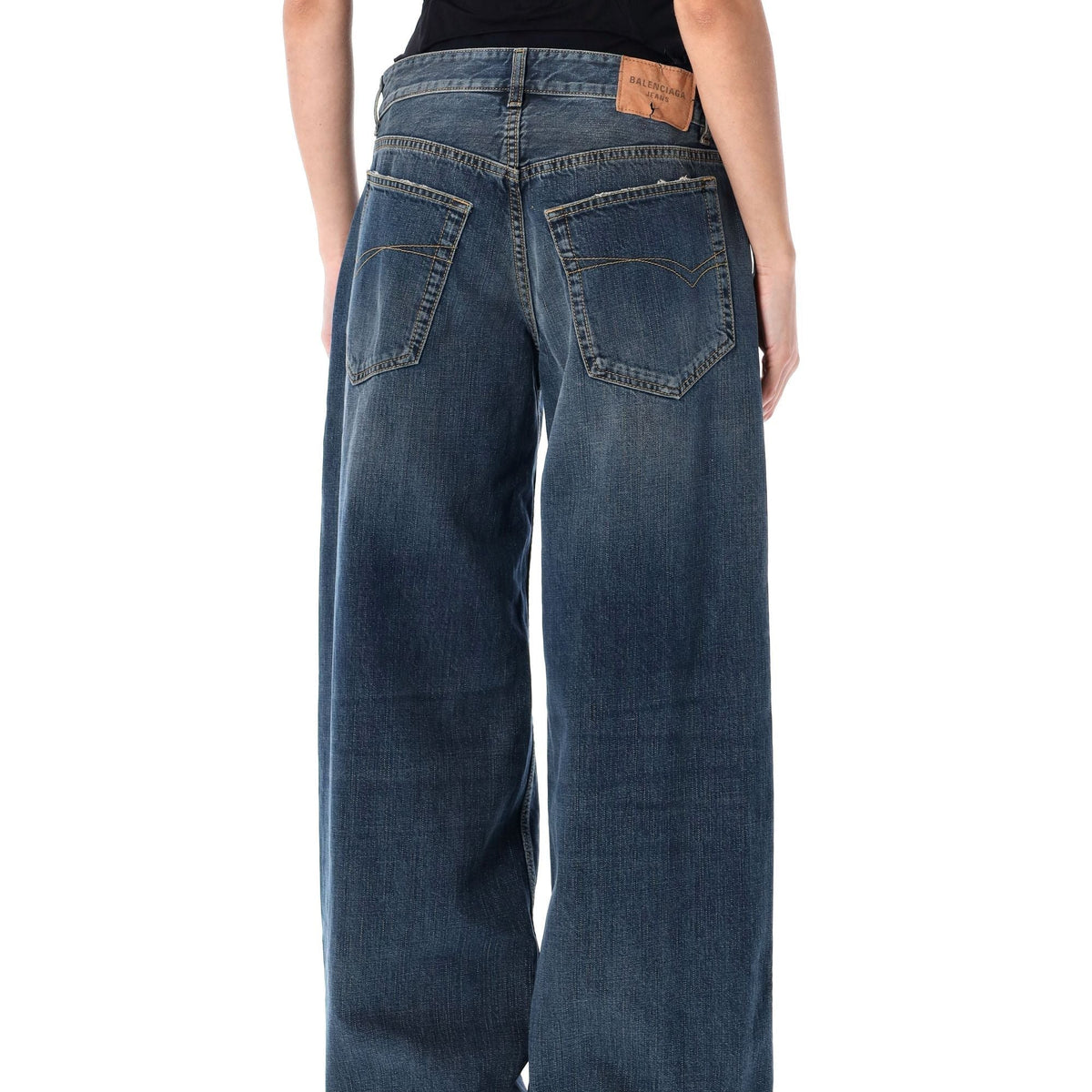 BALENCIAGA Wide Leg Baggy Pants - Women's Fashion