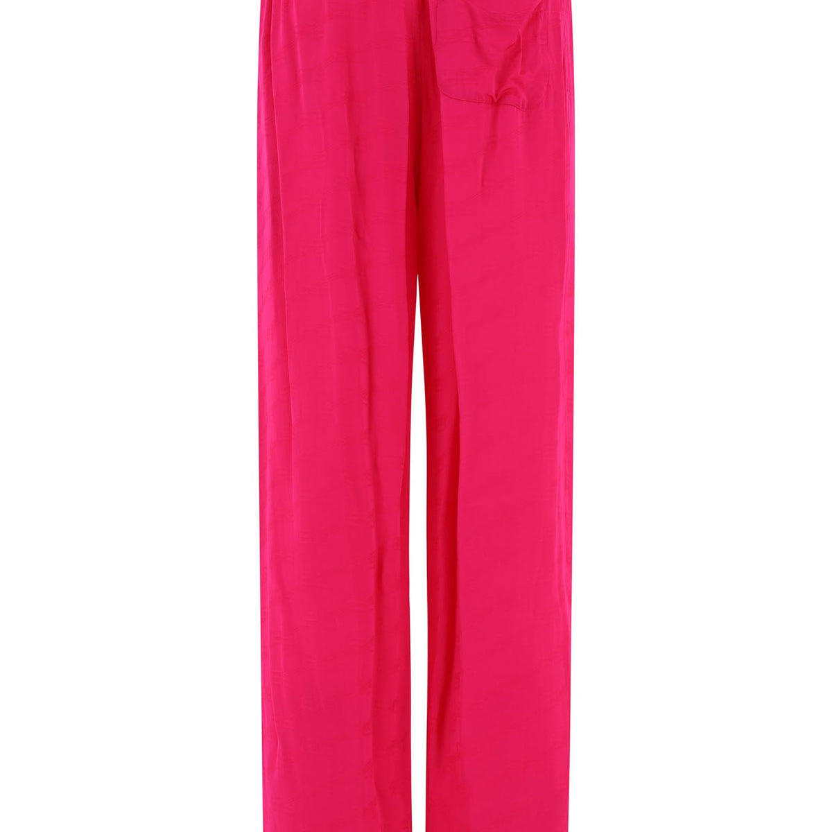 BALENCIAGA High Rise Regular Fit Monogram Trousers