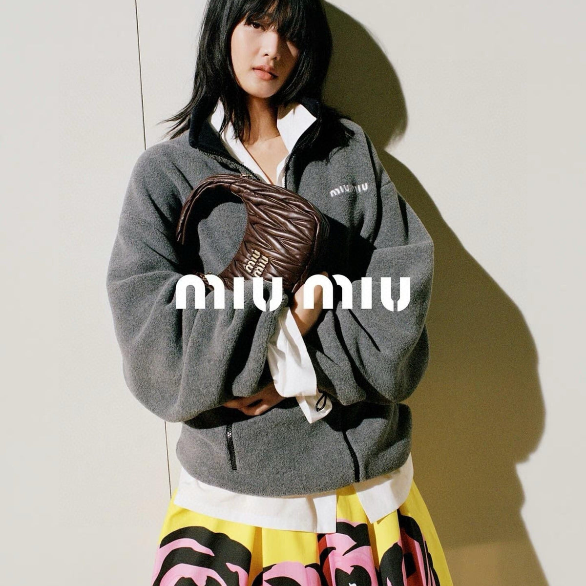 MIU M FLEECE JACKET