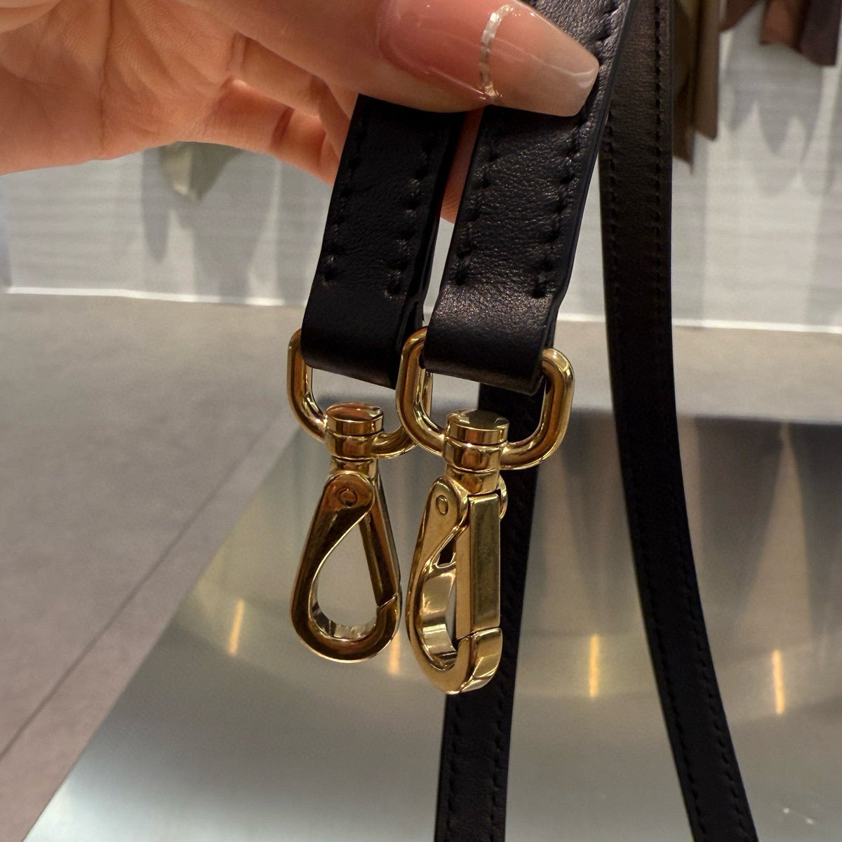 MIU M LEATHER BACKPACK