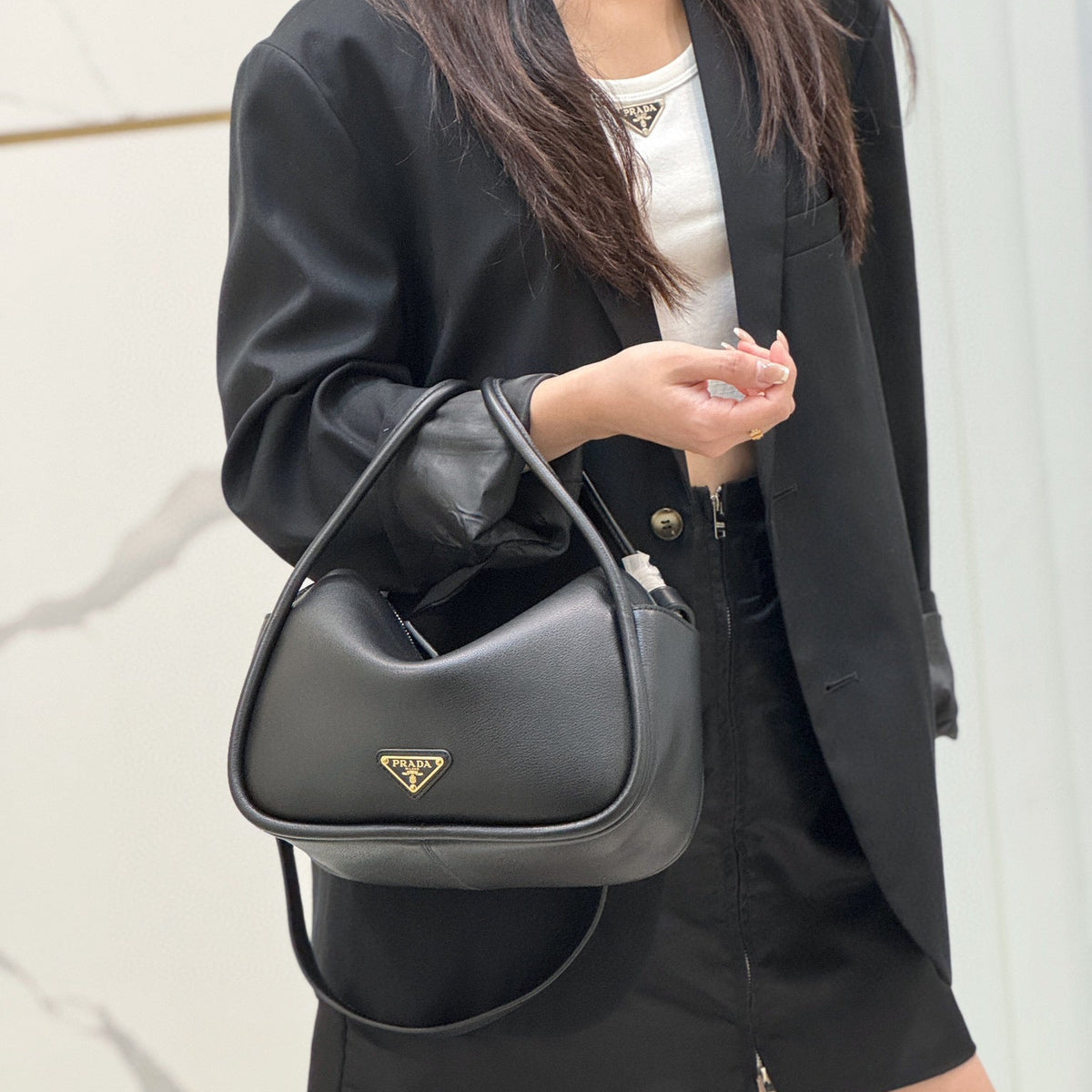PD LEATHER HANDBAG