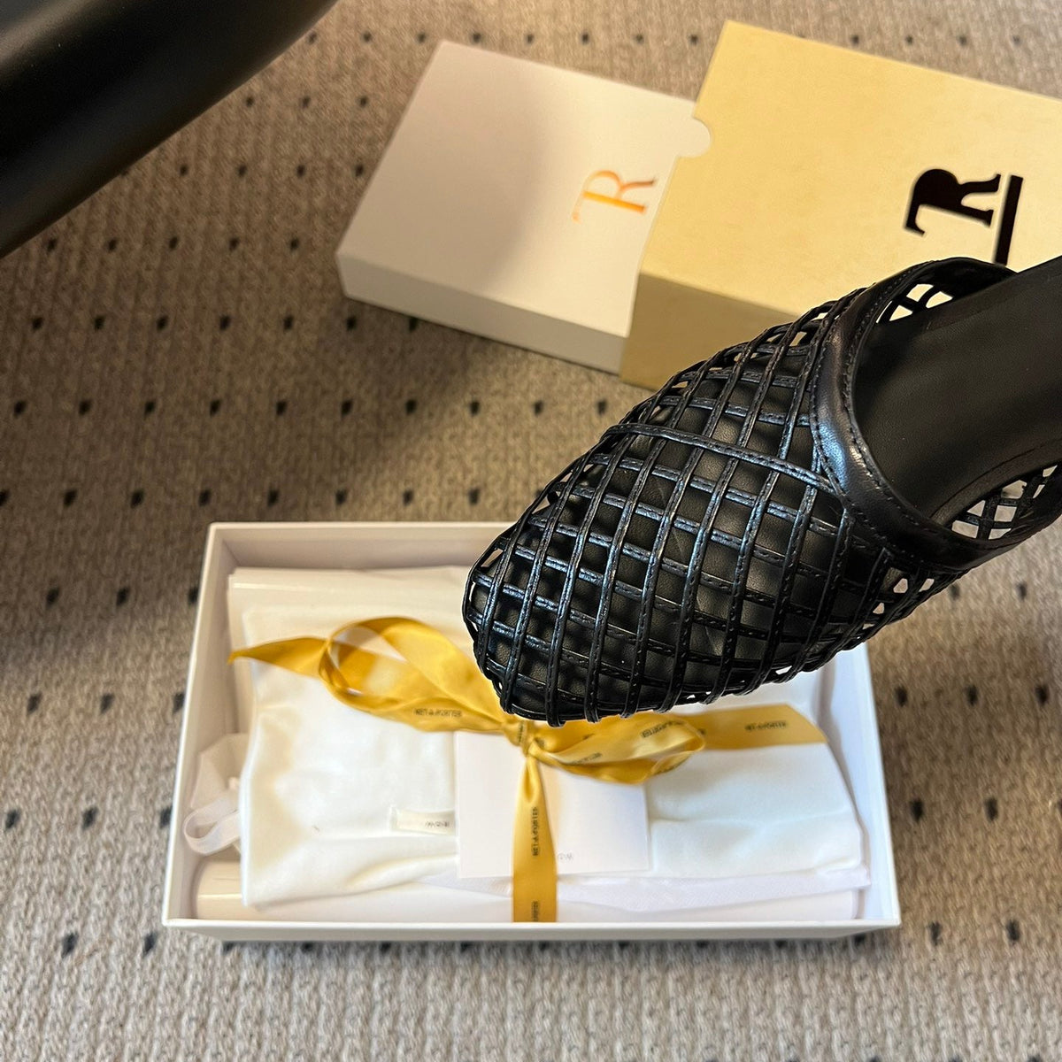 THE ROW LEATHER MULES