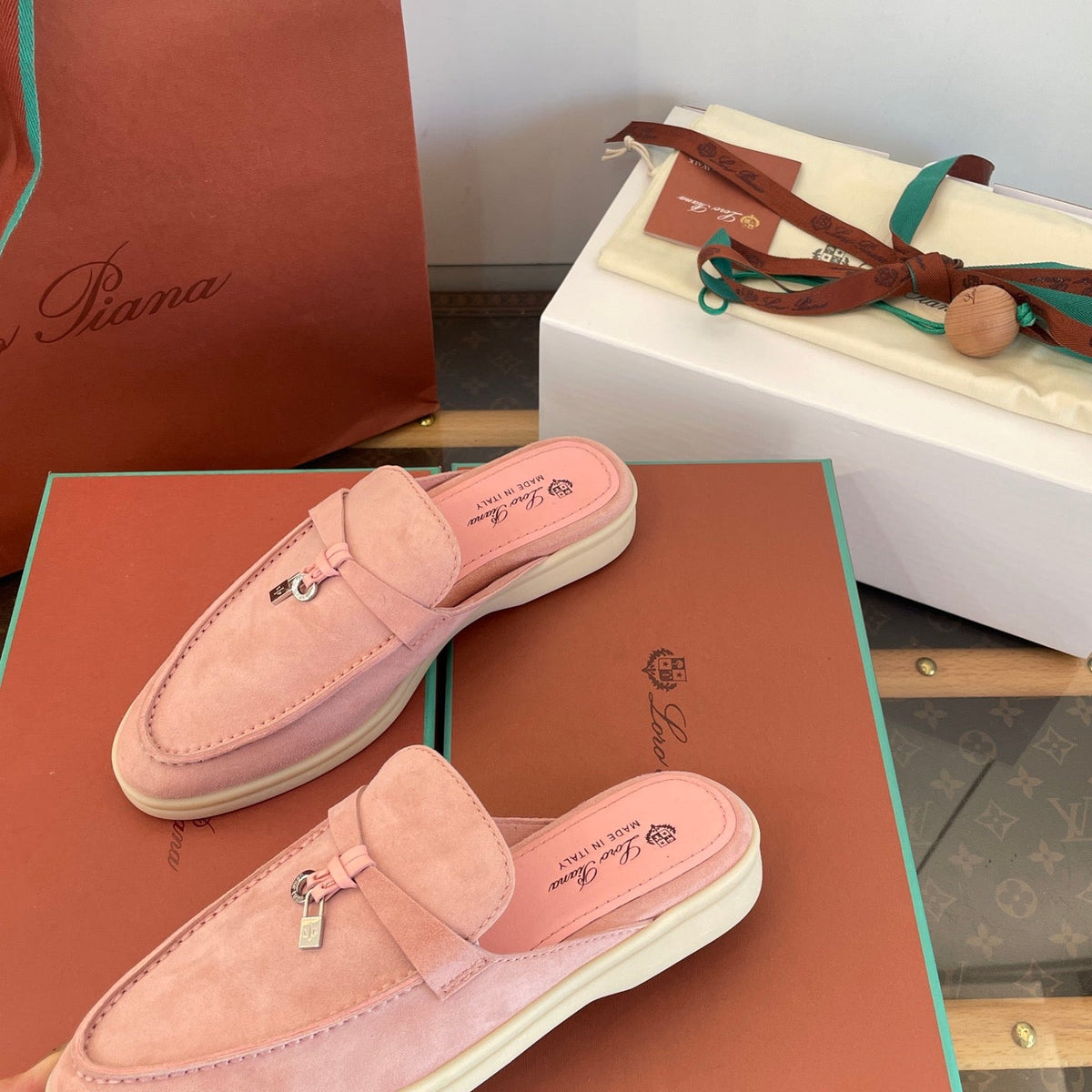 LORO P SUMMER CHARMS LOAFERS