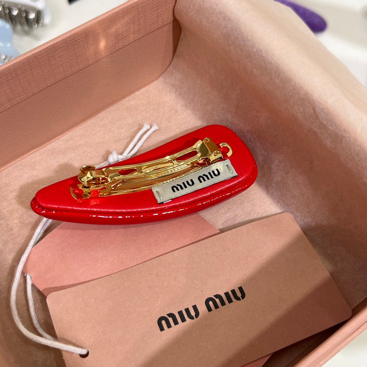 MIU M HAIR CLIP