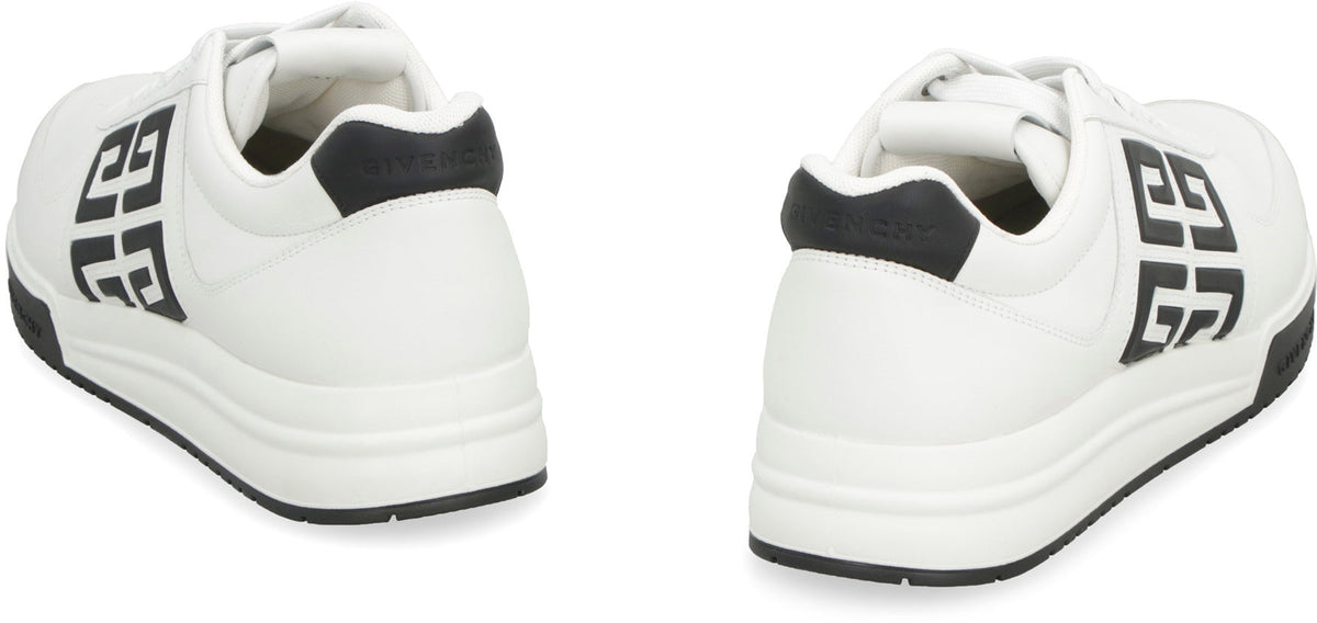 G4 LEATHER LOW-TOP SNEAKERS