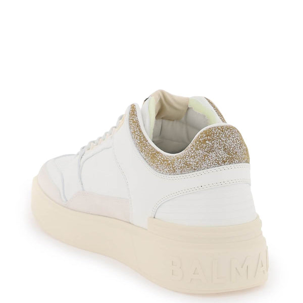 'B COURT' MID TOP SNEAKERS