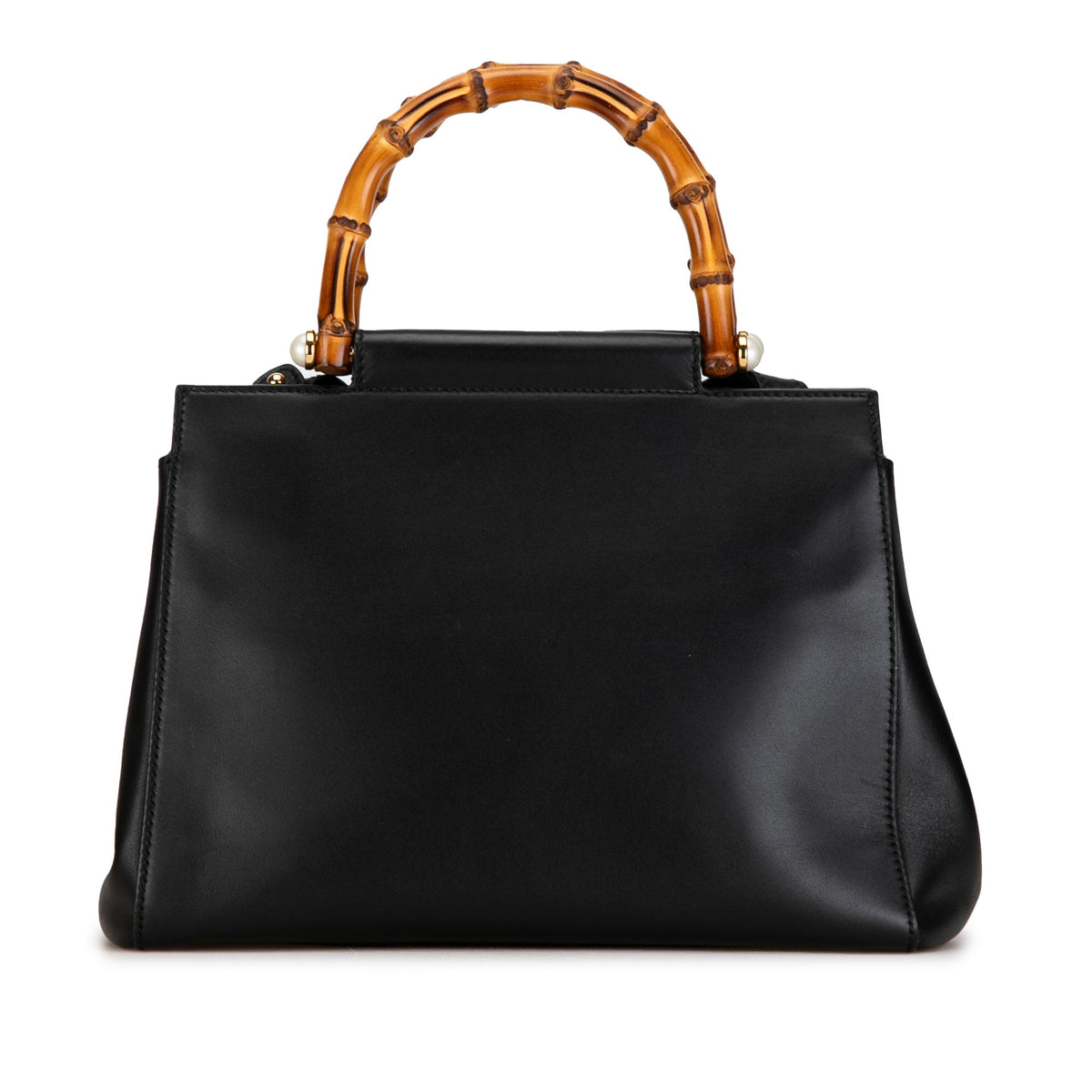 GUCCI Small Bamboo Nymphaea Satchel