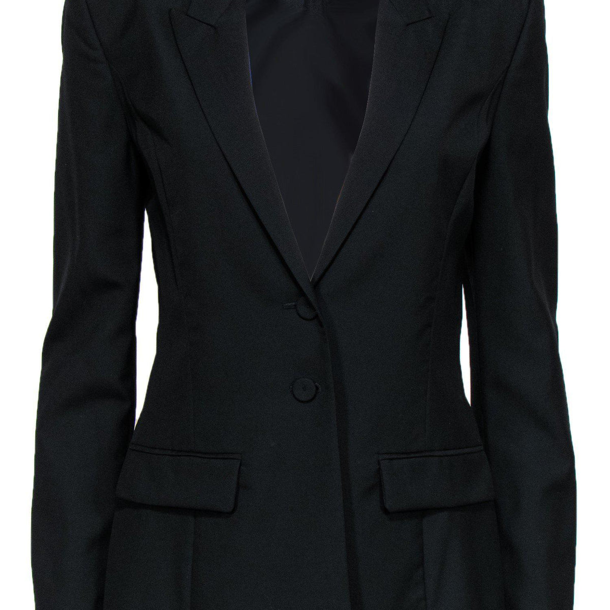 balenciaga - Black Peak Lapel Smoking Jacking Sz 10