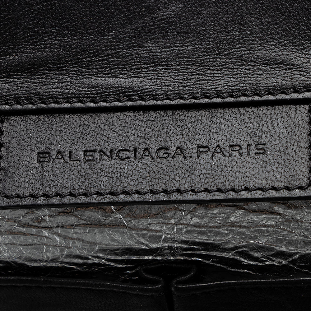 Balenciaga Calfskin Papier A4 Zip Around Tote (SHF-21607)
