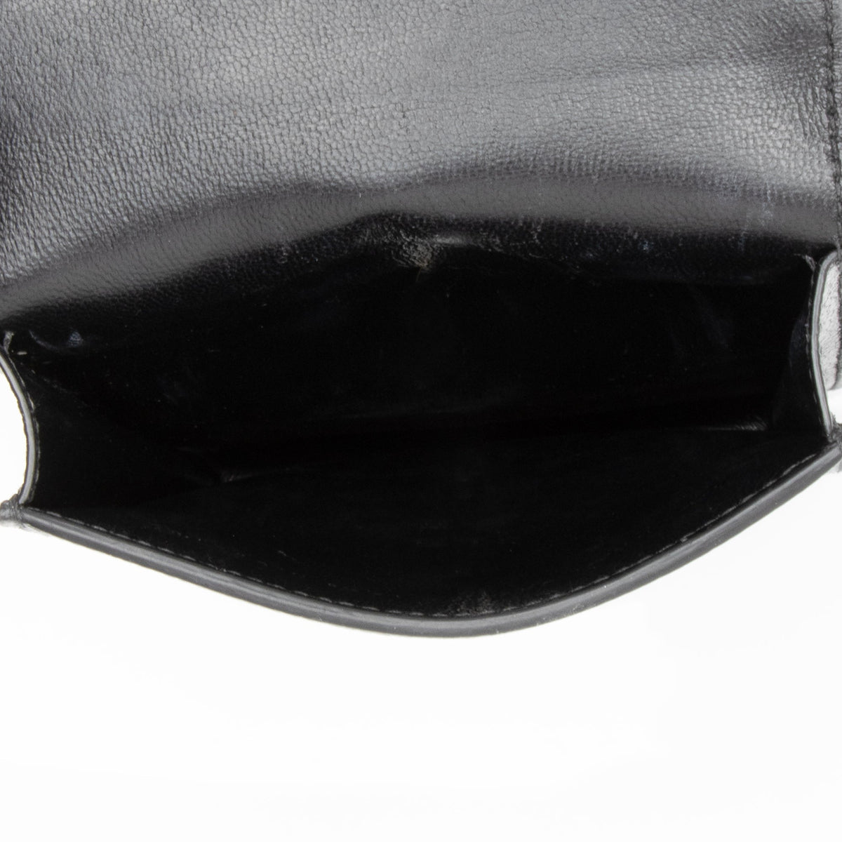 Balenciaga Grained Calfskin Logo Cash Phone Card Holder Flap Bag (SHF-23466)
