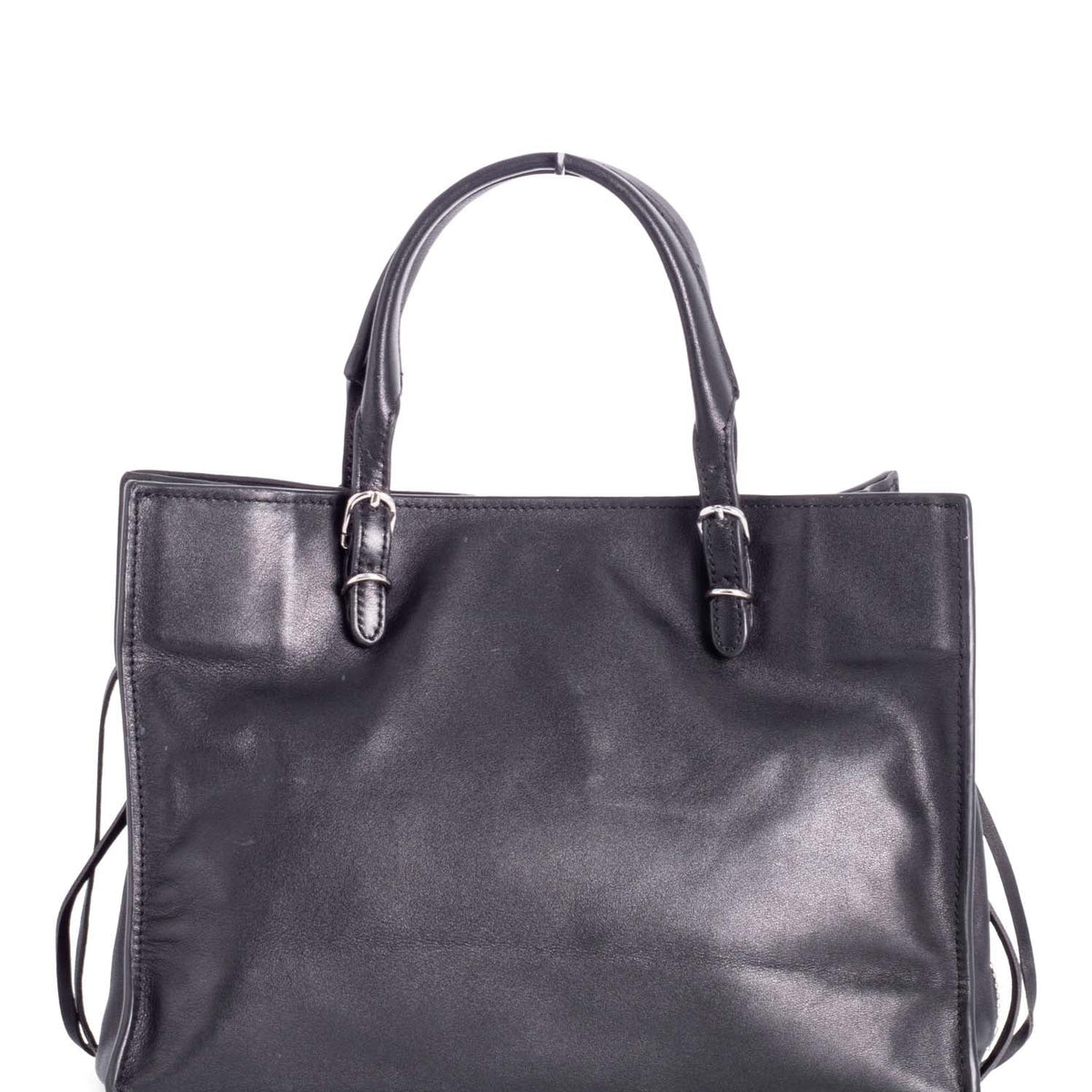 balenciaga Leather Neo Classic City Bag Black