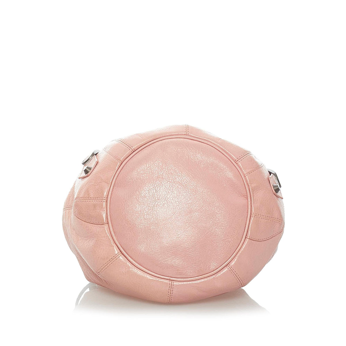 Balenciaga Motocross Classic Pompon Bucket Bag (SHG-33526)