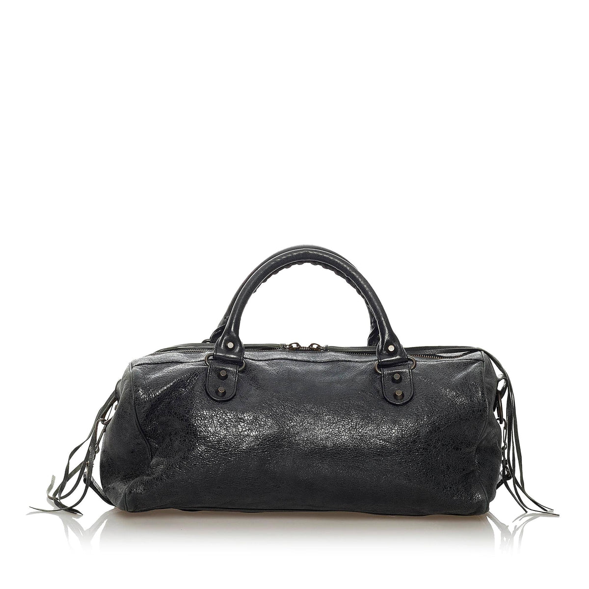 Balenciaga Motocross Classic Twiggy Leather Satchel (SHG-29211)