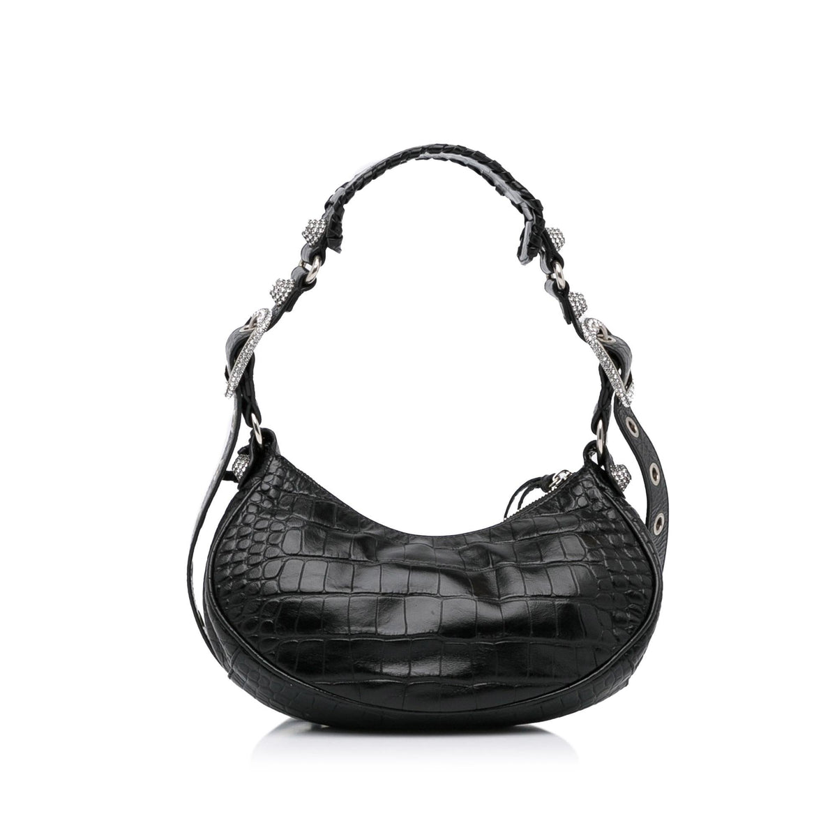 Balenciaga Motocross Embossed Le Cagole with Rhinestones XS (SHG-eejRhq)