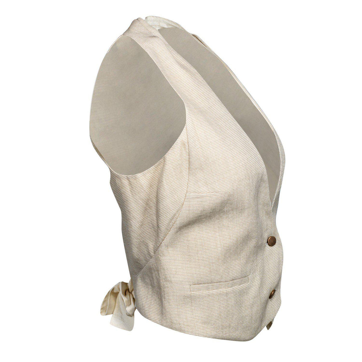 balenciaga Paris - Beige Textured Vest Sz 8