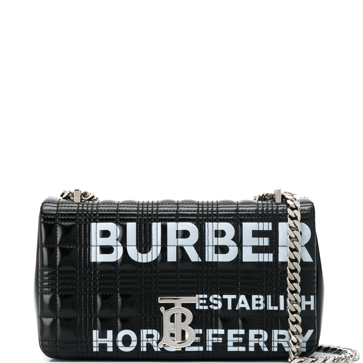 BURBERRY SMALL HORSEFERRY PRINT QUILTED LOLA SHOULDER BAG