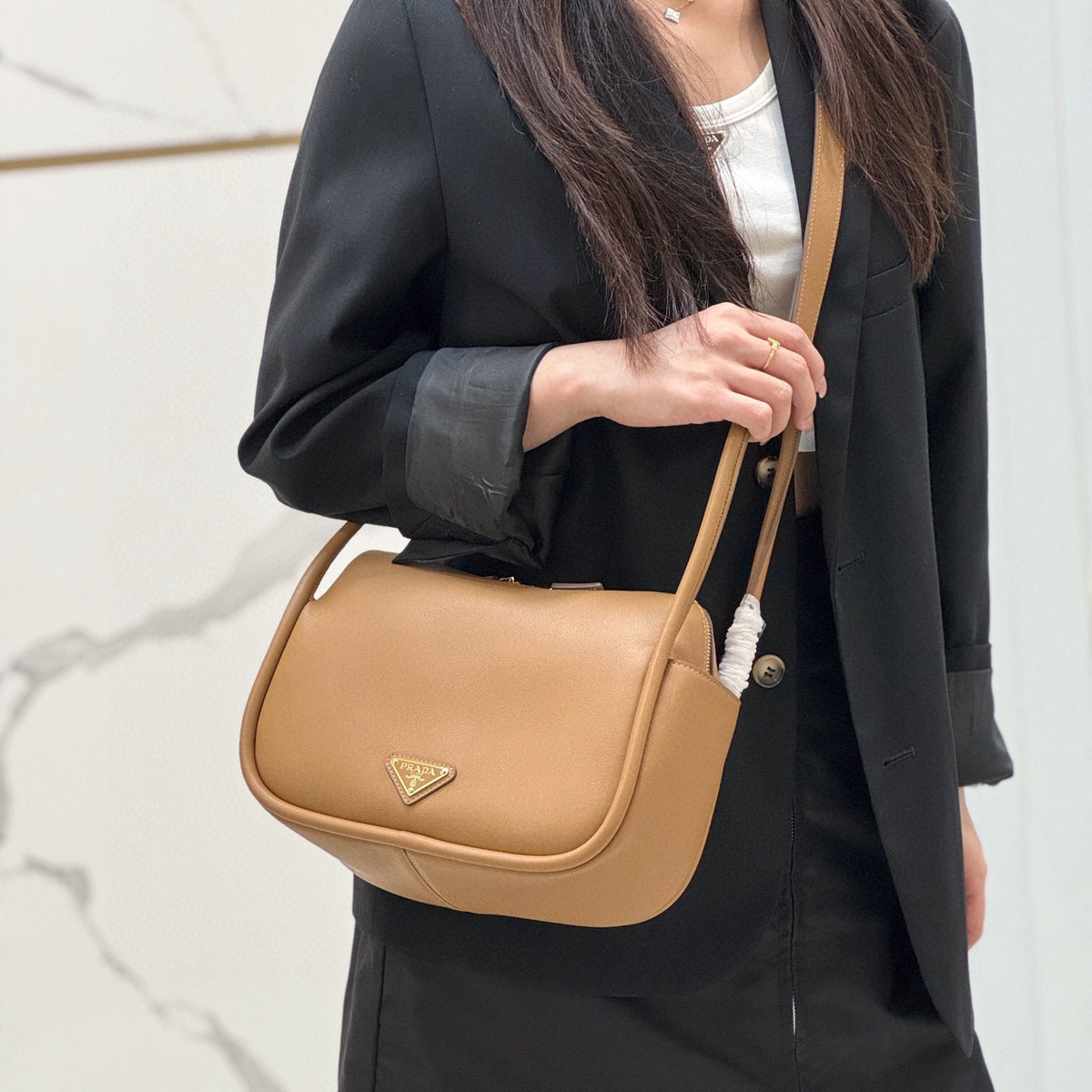 PD LEATHER HANDBAG