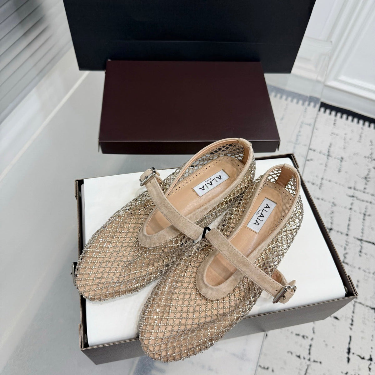 ALAIA BALLET FLATS