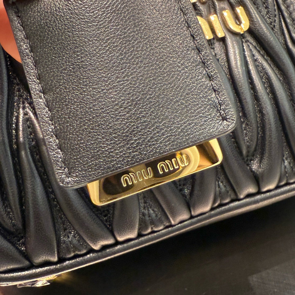 MIU M ARCADIE MATELASSE BAG