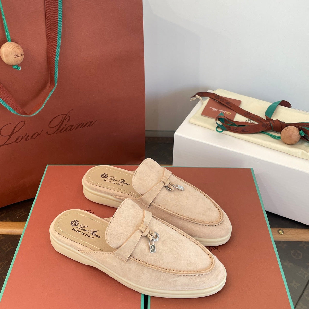 LORO P SUMMER CHARMS LOAFERS