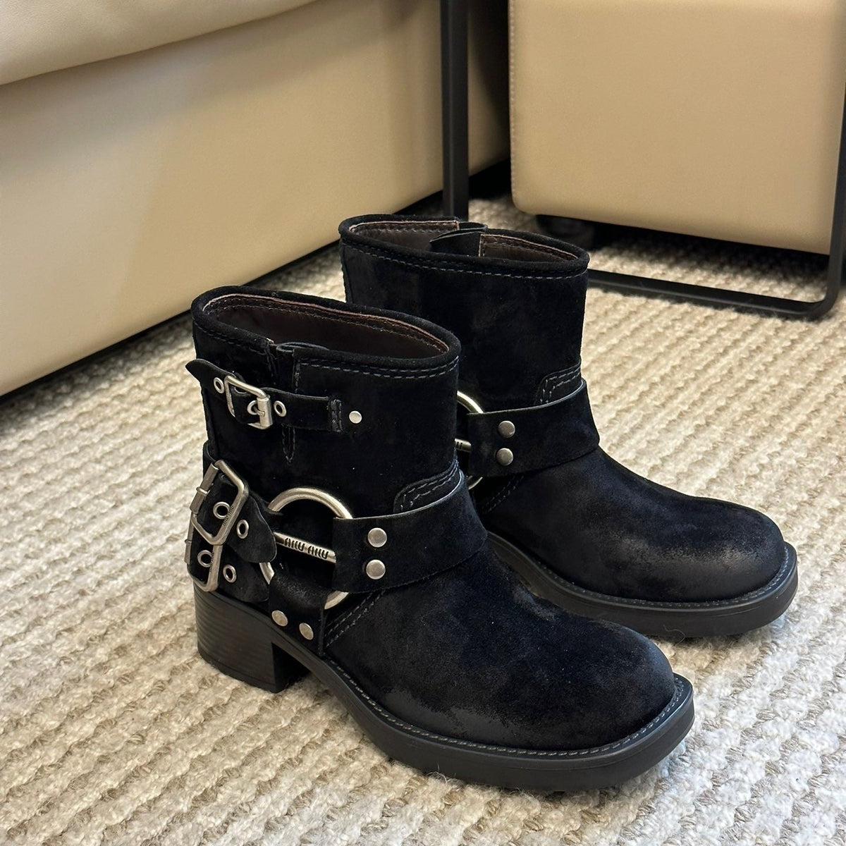 MIU M BOOTS