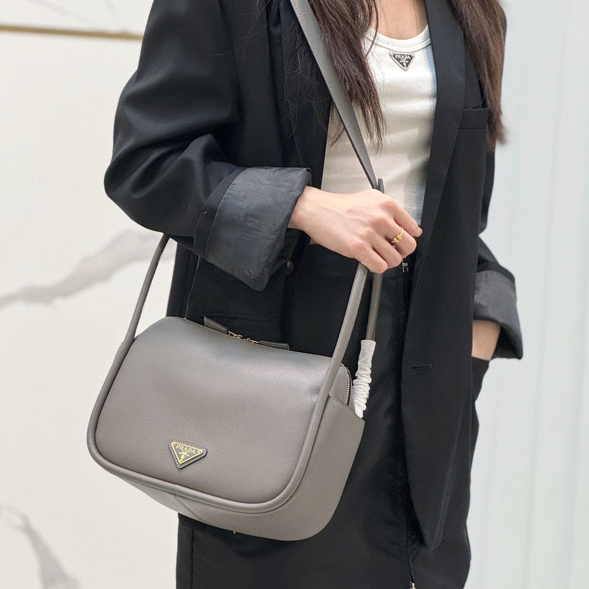 PD LEATHER HANDBAG