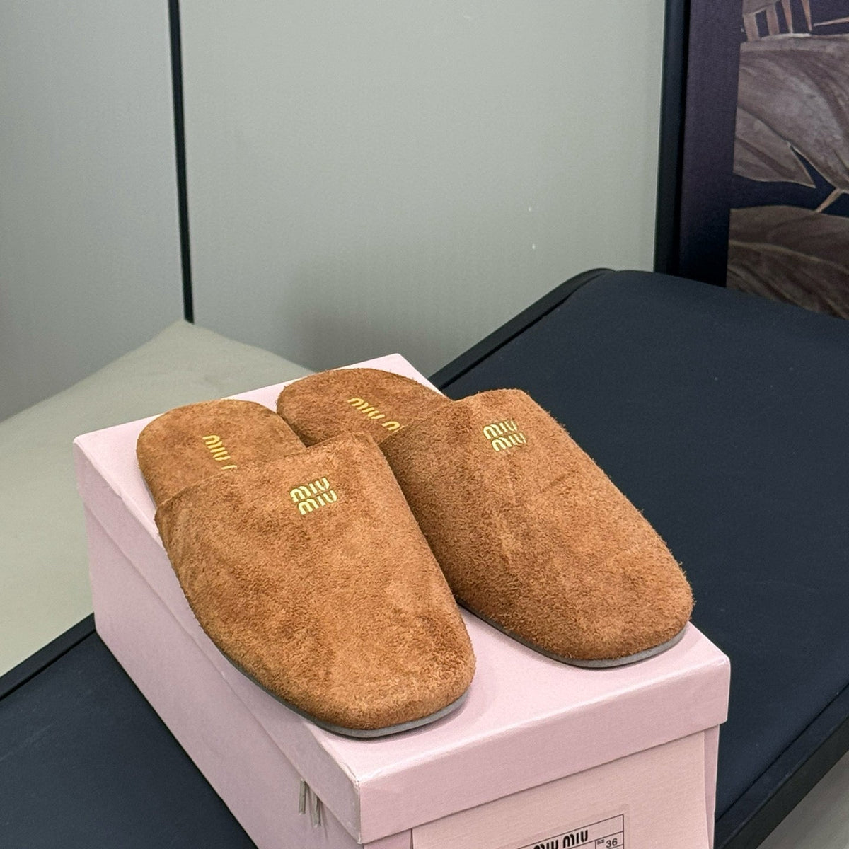 MIU M SLIPPERS