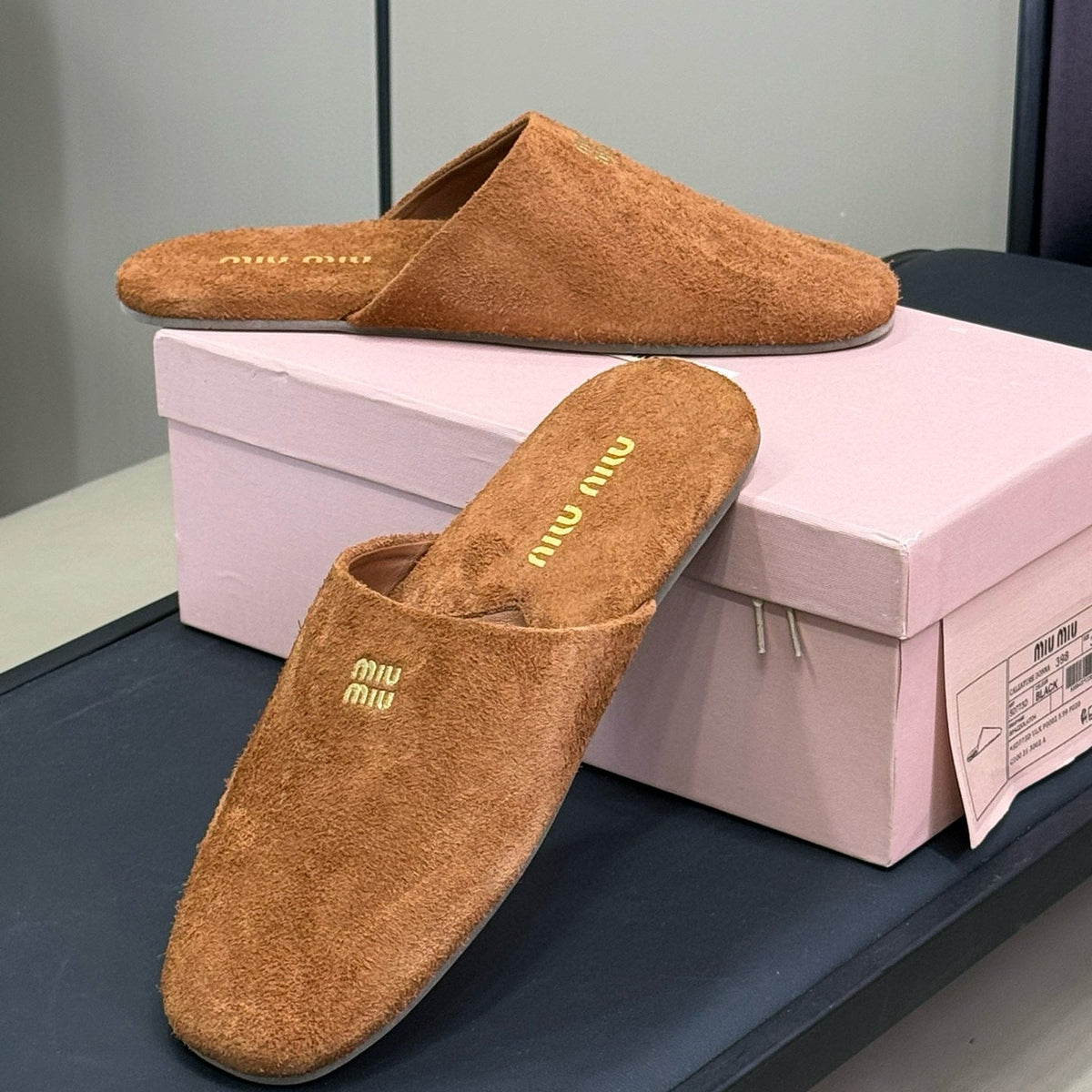 MIU M SLIPPERS