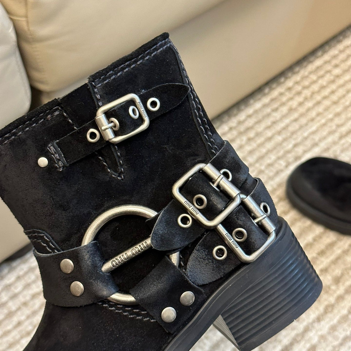 MIU M BOOTS