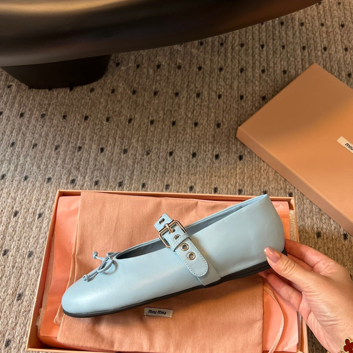 MIU M BALLERINA FLATS
